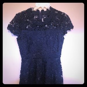 Navy blue lace INA dress